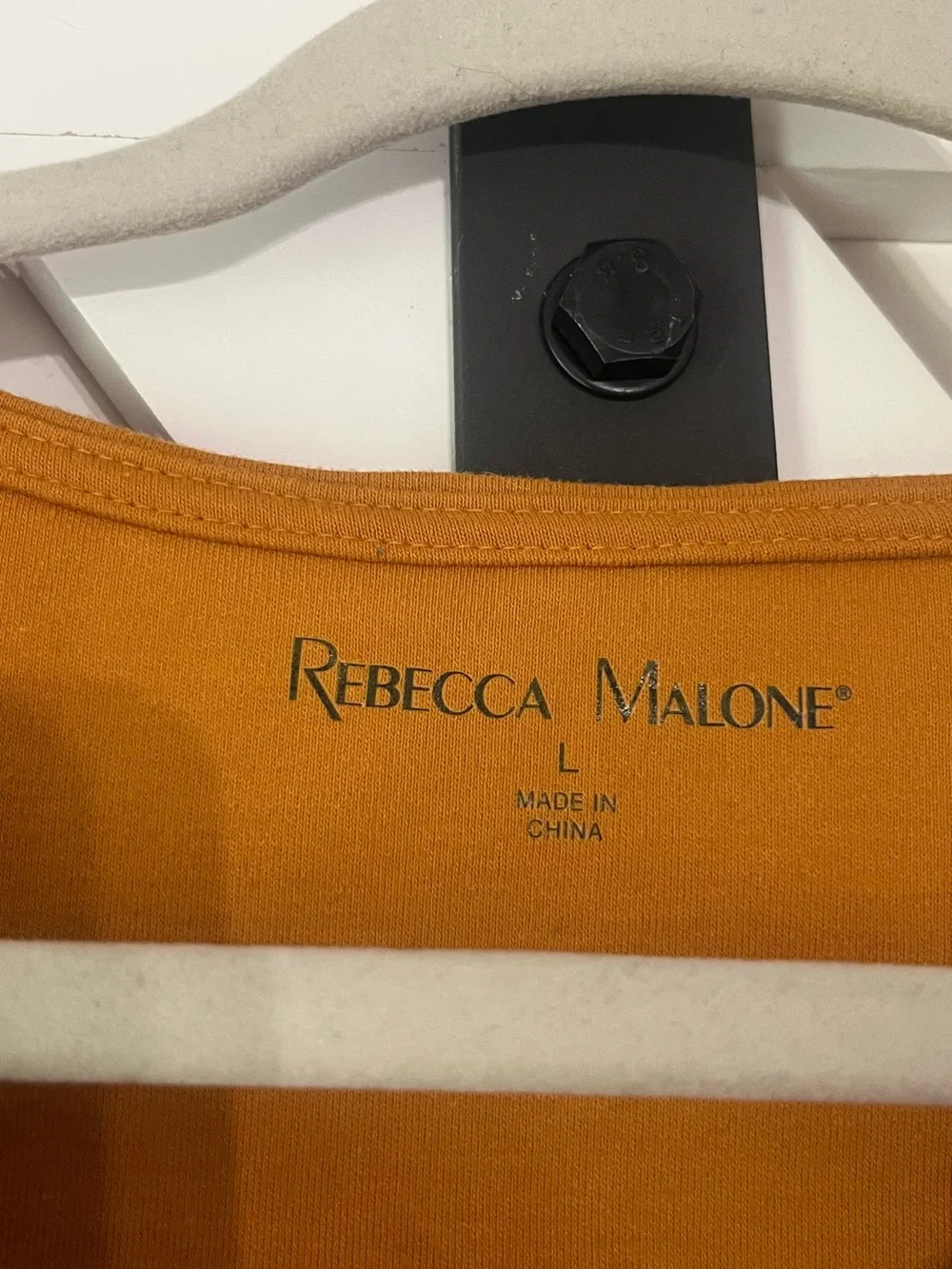 Rebecca Malone Women's V-Neck Long Sleeve Top - Mustard